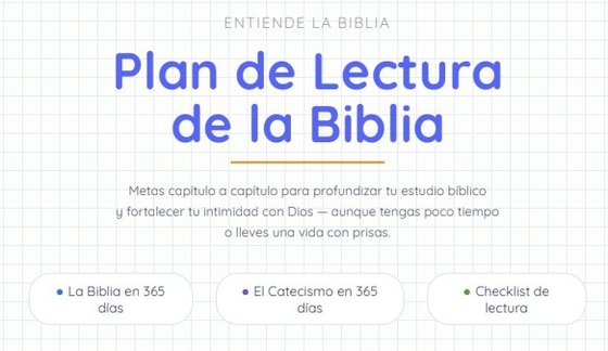 Plan de Lectura de la Biblia — portada